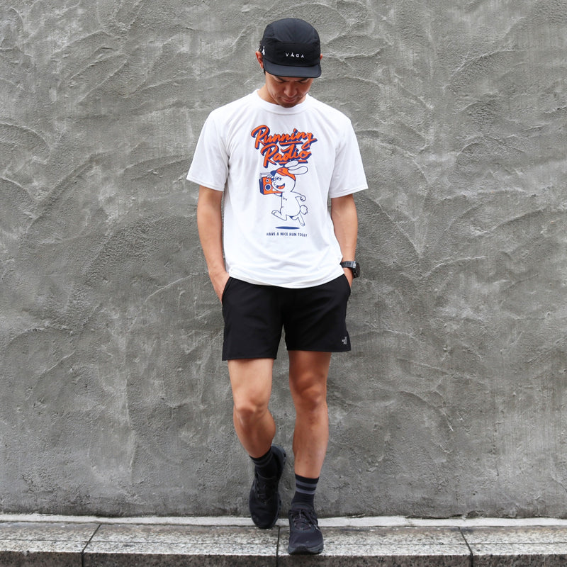 ランラジ Running Rabbit Tee (White)　