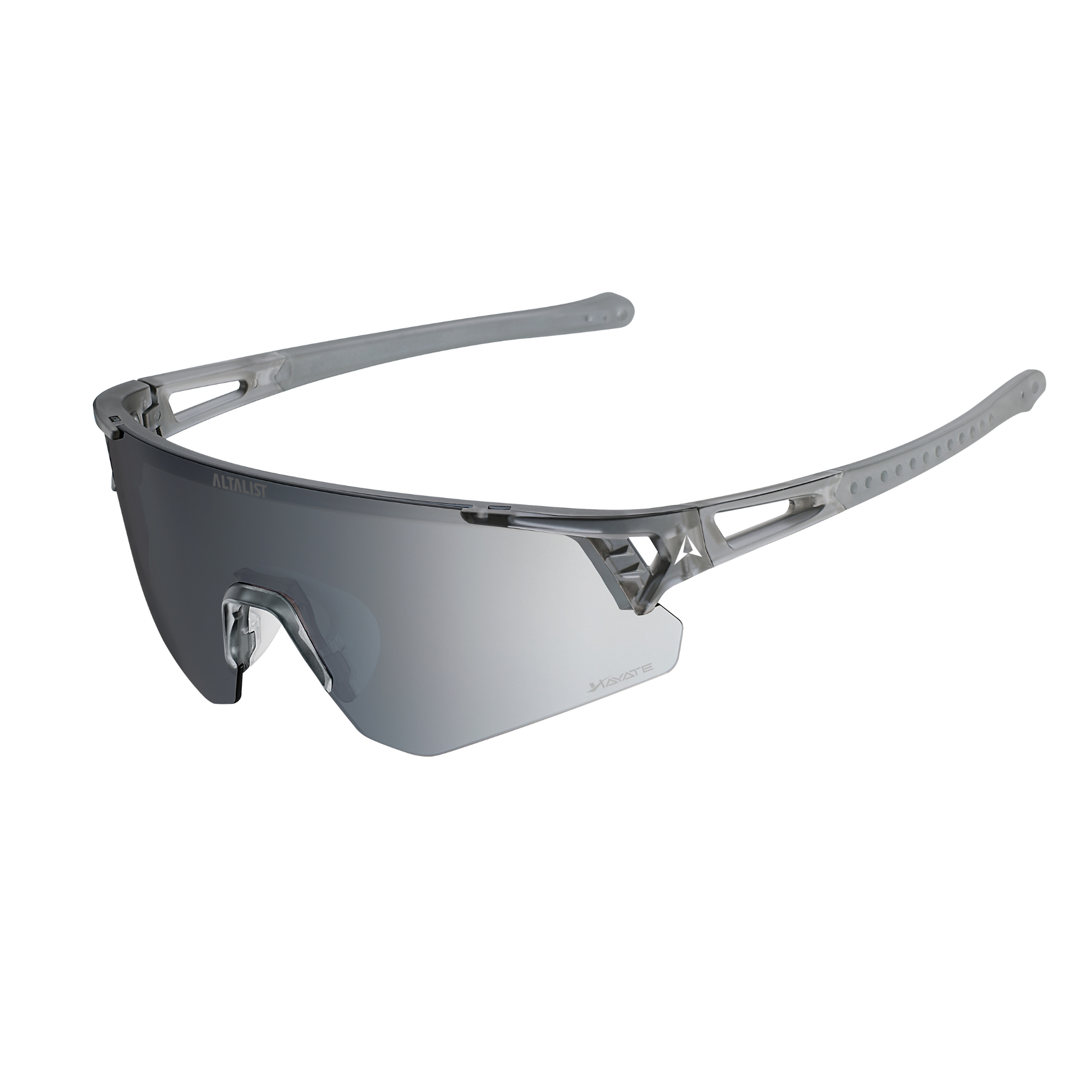 ALTALIST HAYATE R1 (Crystal Smoke Frame / Silver Mirror Lens)
