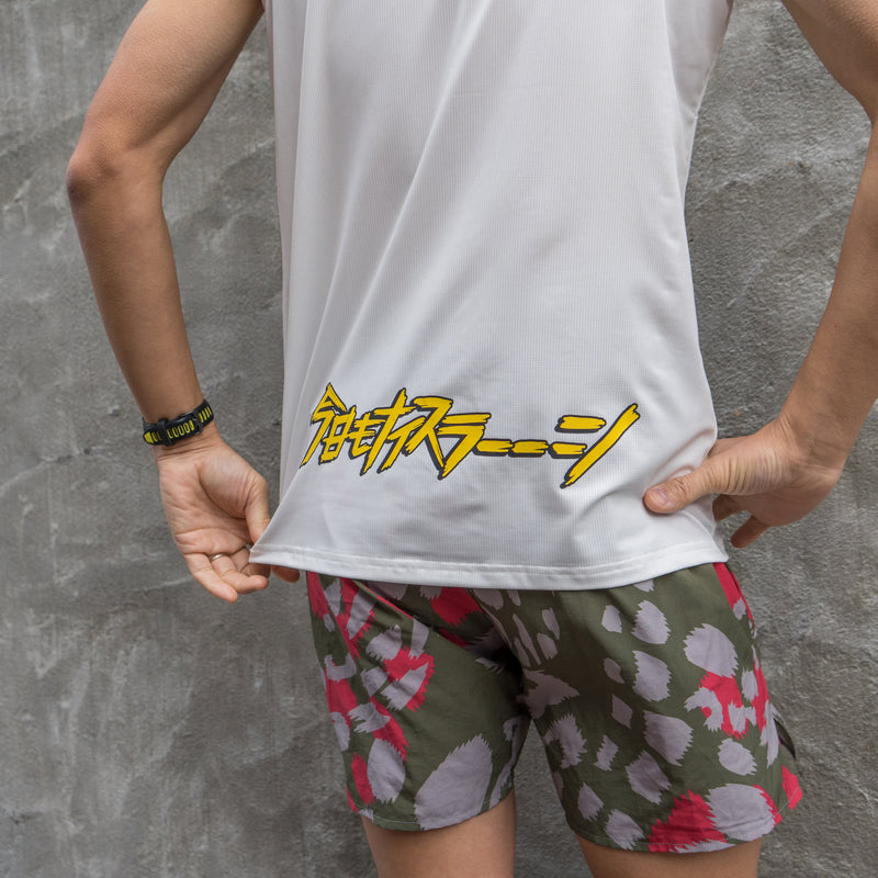 【予約商品】ランラジ × JINGER Racing Tank (White / Men’s)