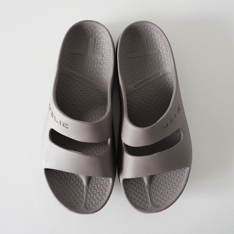 TELIC Recovery Sandals W-STRAP (Ash gray)