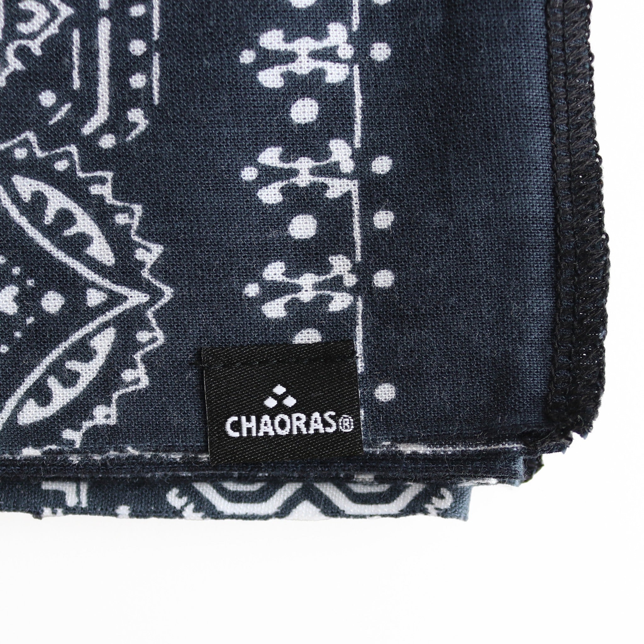 CHAORAS スポーツてぬぐい (ビンテージバンダナ Black)