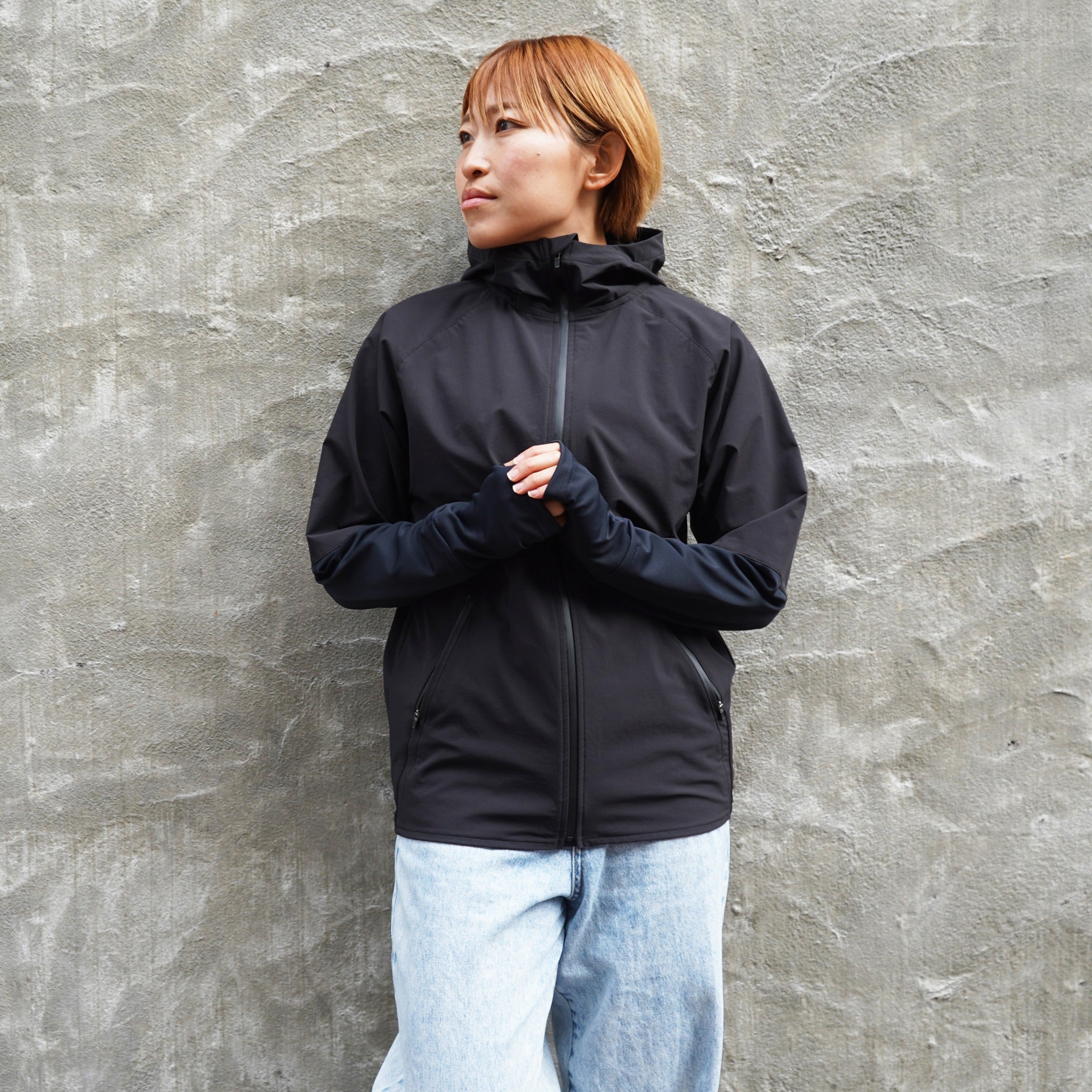 【展示サンプル】THE RUNNING JACKET by Runtrip 3rd model (Black)