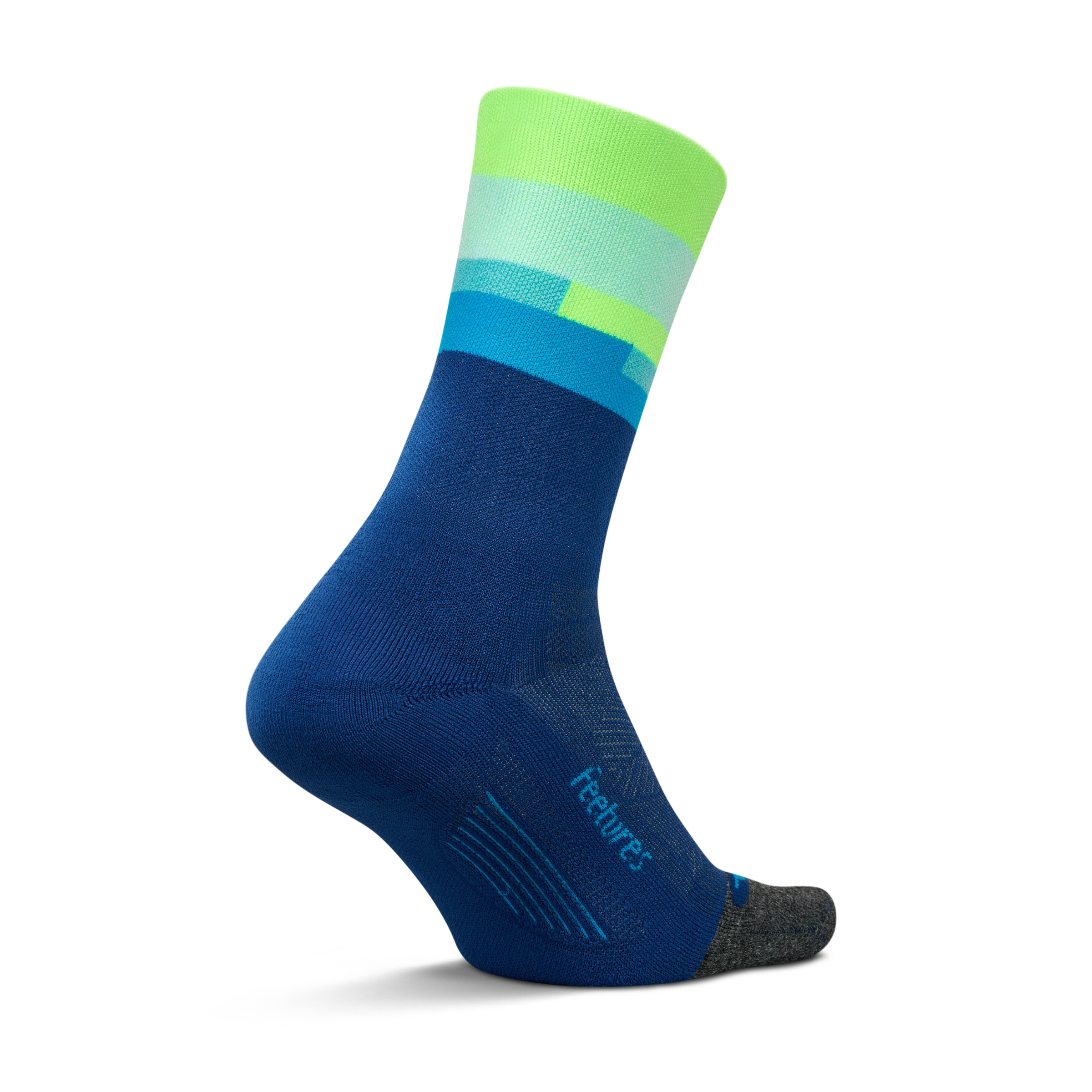 Feetures｜ELITE LIGHT CUSHION MINI CREW (Surfboard Blue)