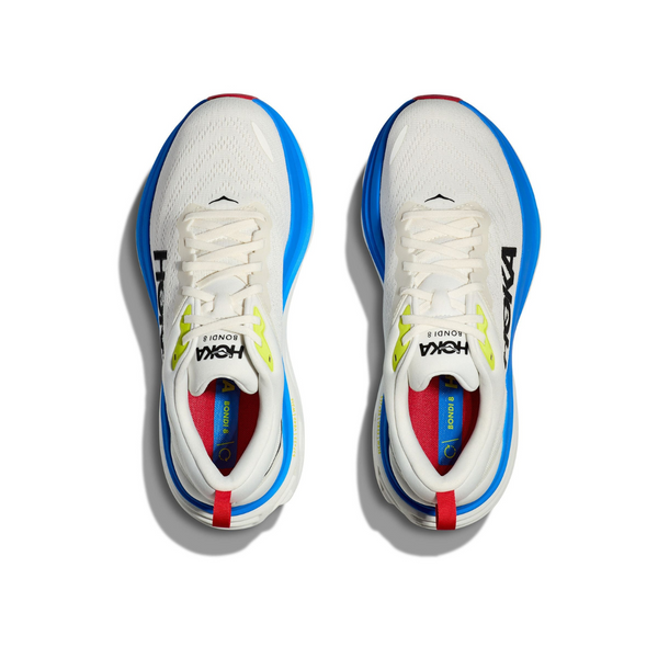 HOKA BONDI 8（Men's） BLANC DE BLANC / VIRTUAL BLUE