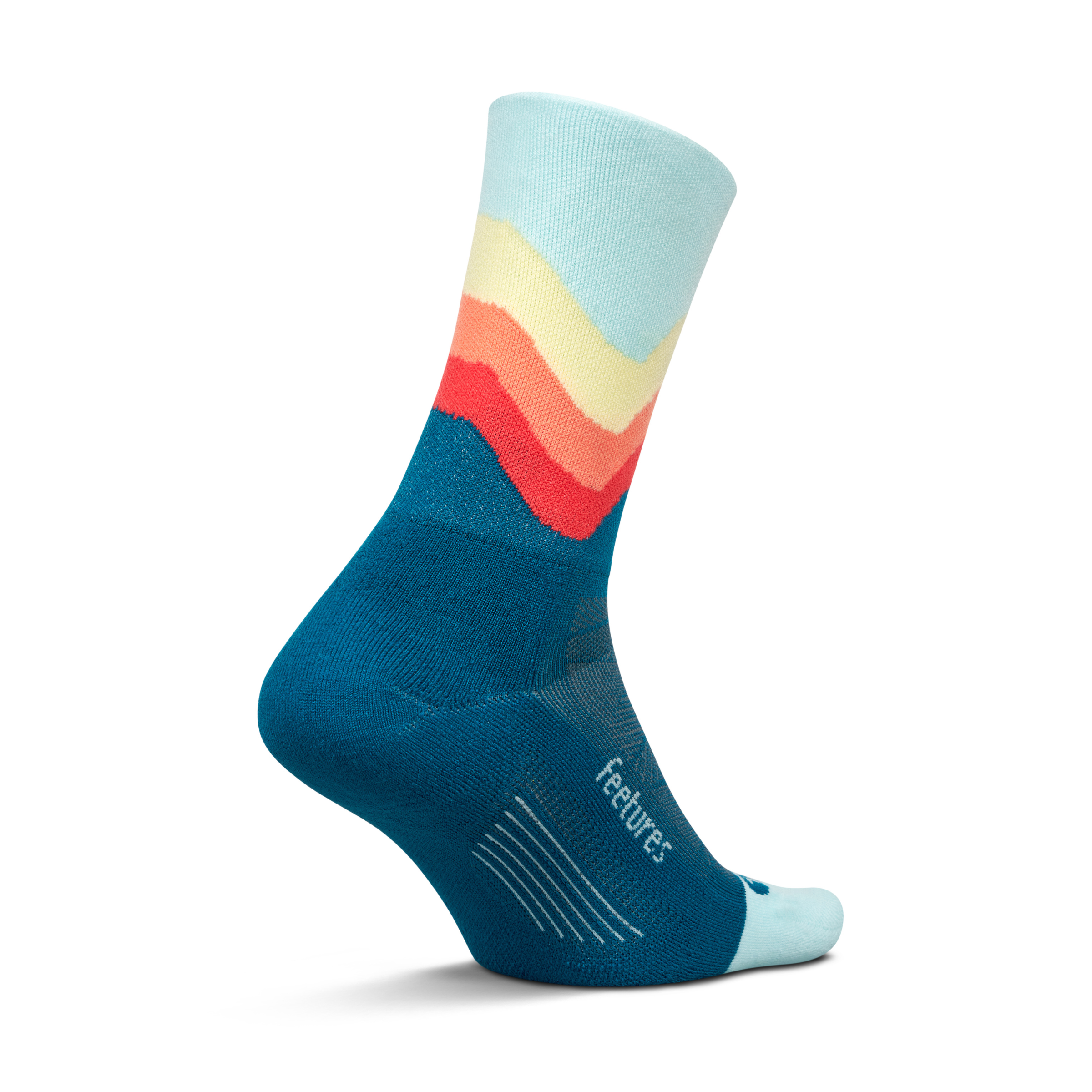 Feetures｜ELITE LIGHT CUSHION MINI CREW (Blue Swell)