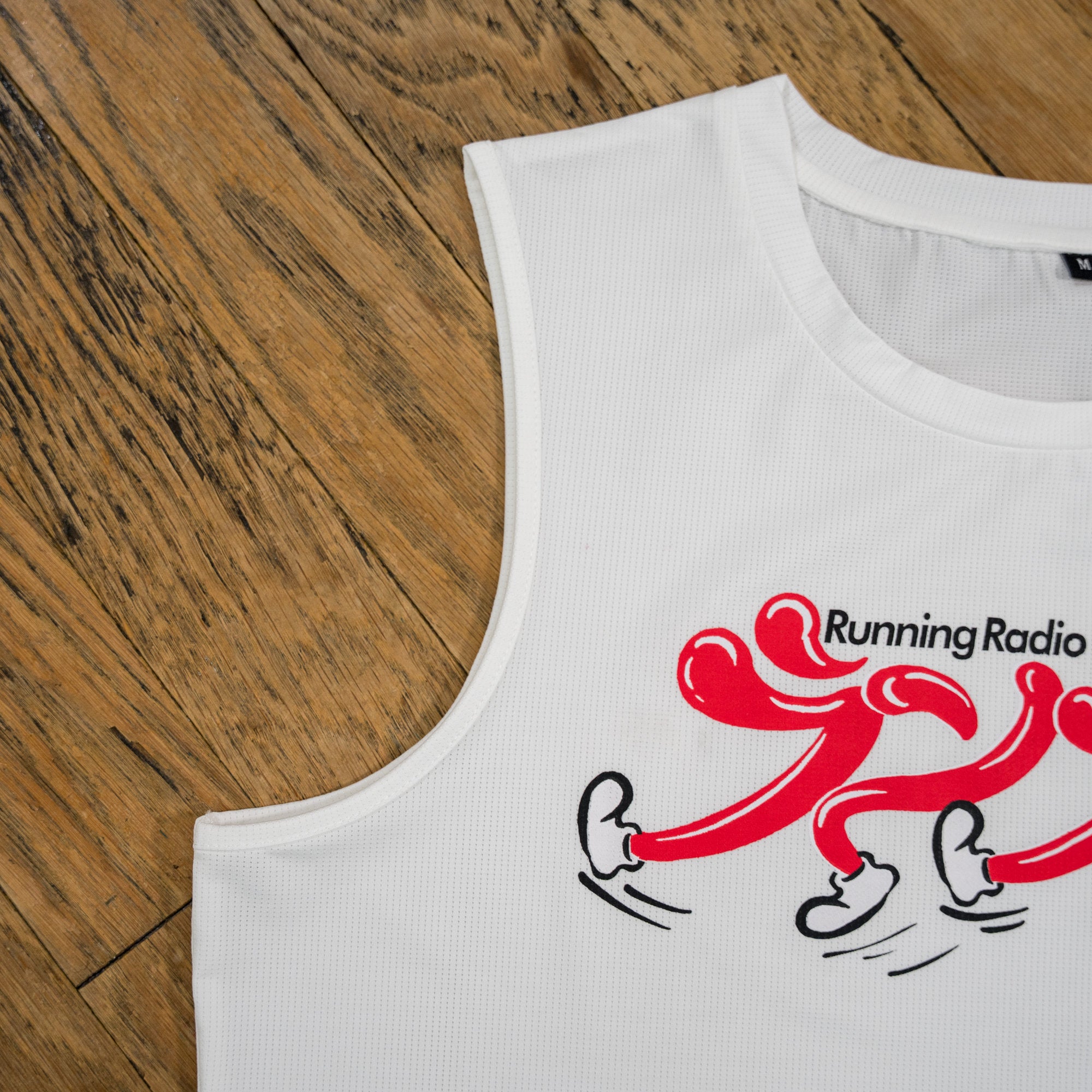 【予約商品】ランラジ × JINGER Racing Tank (White / Men’s)