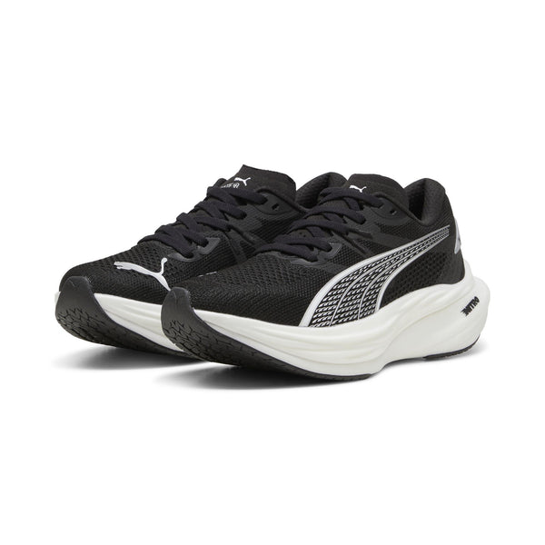 PUMA DEVIATE NITRO 3（Women's）PUMA BLACK-PUMA WHITE-PUMA SILVER