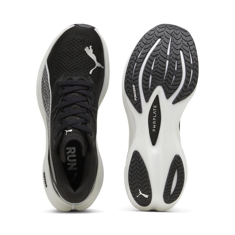 PUMA DEVIATE NITRO 3（Women's）PUMA BLACK-PUMA WHITE-PUMA SILVER