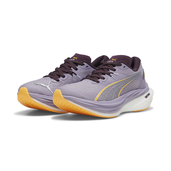 PUMA DEVIATE NITRO 3（Women's）PALE PLUM-MIDNIGHT PLUM-SUN STREAM