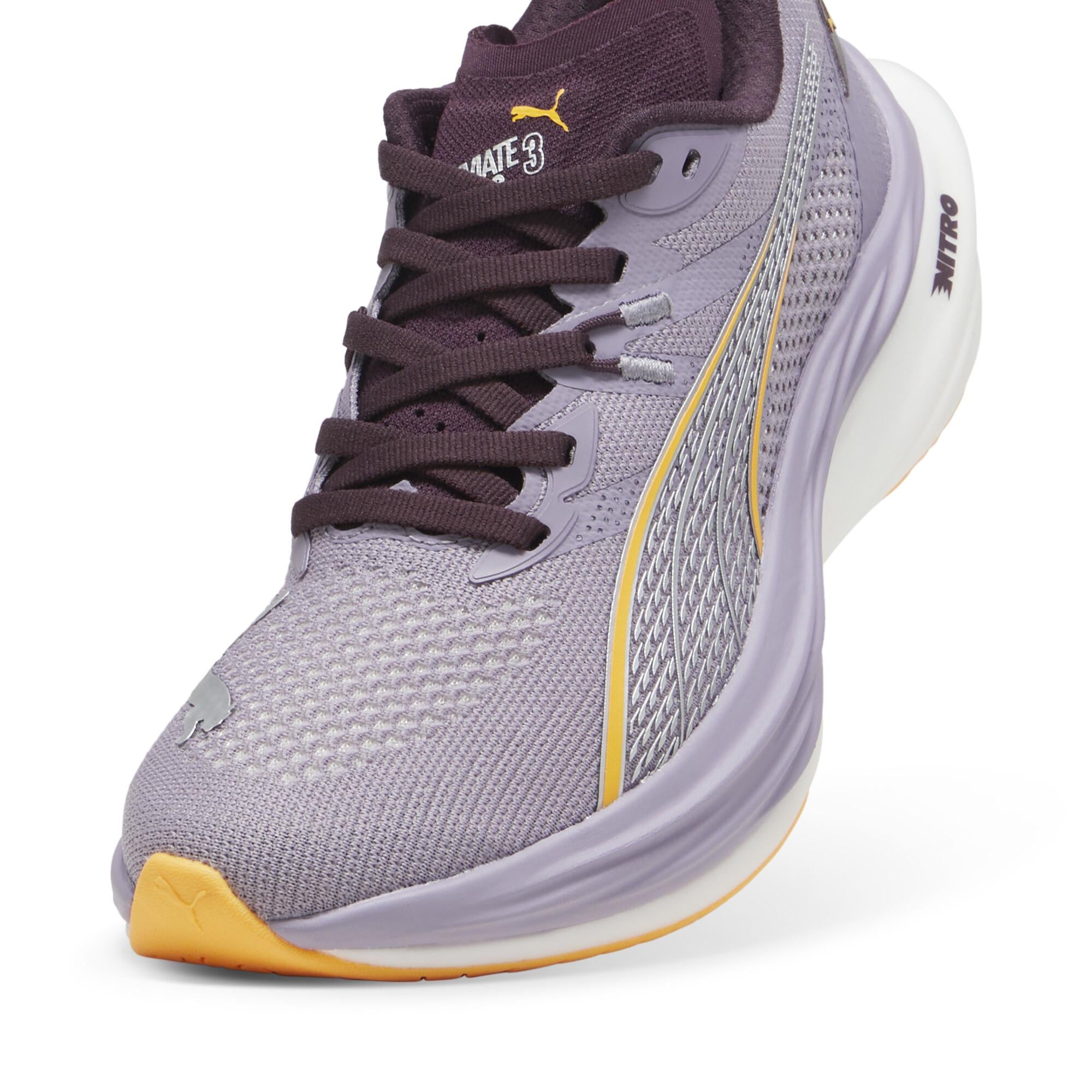 PUMA DEVIATE NITRO 3（Women's）PALE PLUM-MIDNIGHT PLUM-SUN STREAM