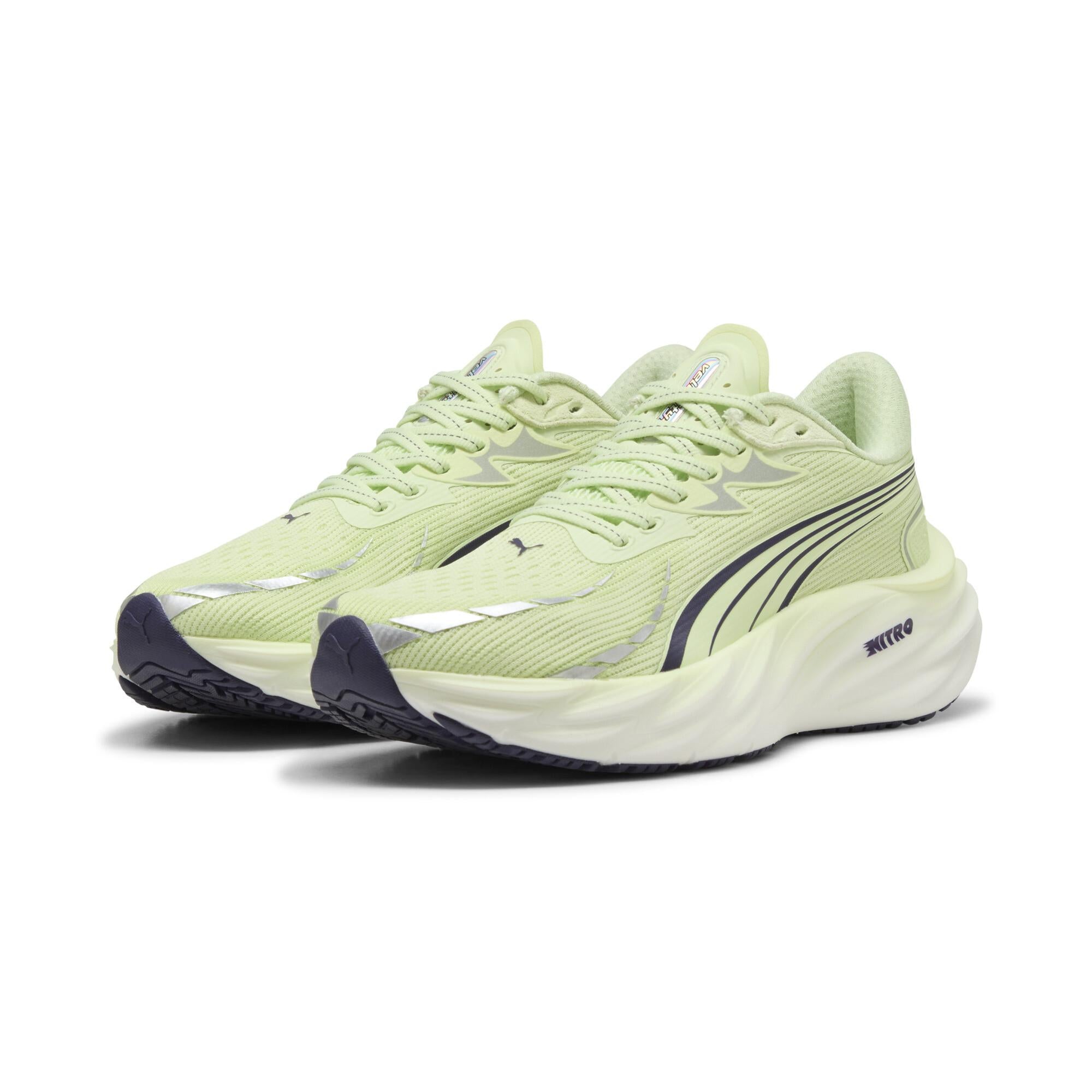 PUMA VELOCITY NITRO 4（Women's）PUMA WHITE-APPLE SPRITZ