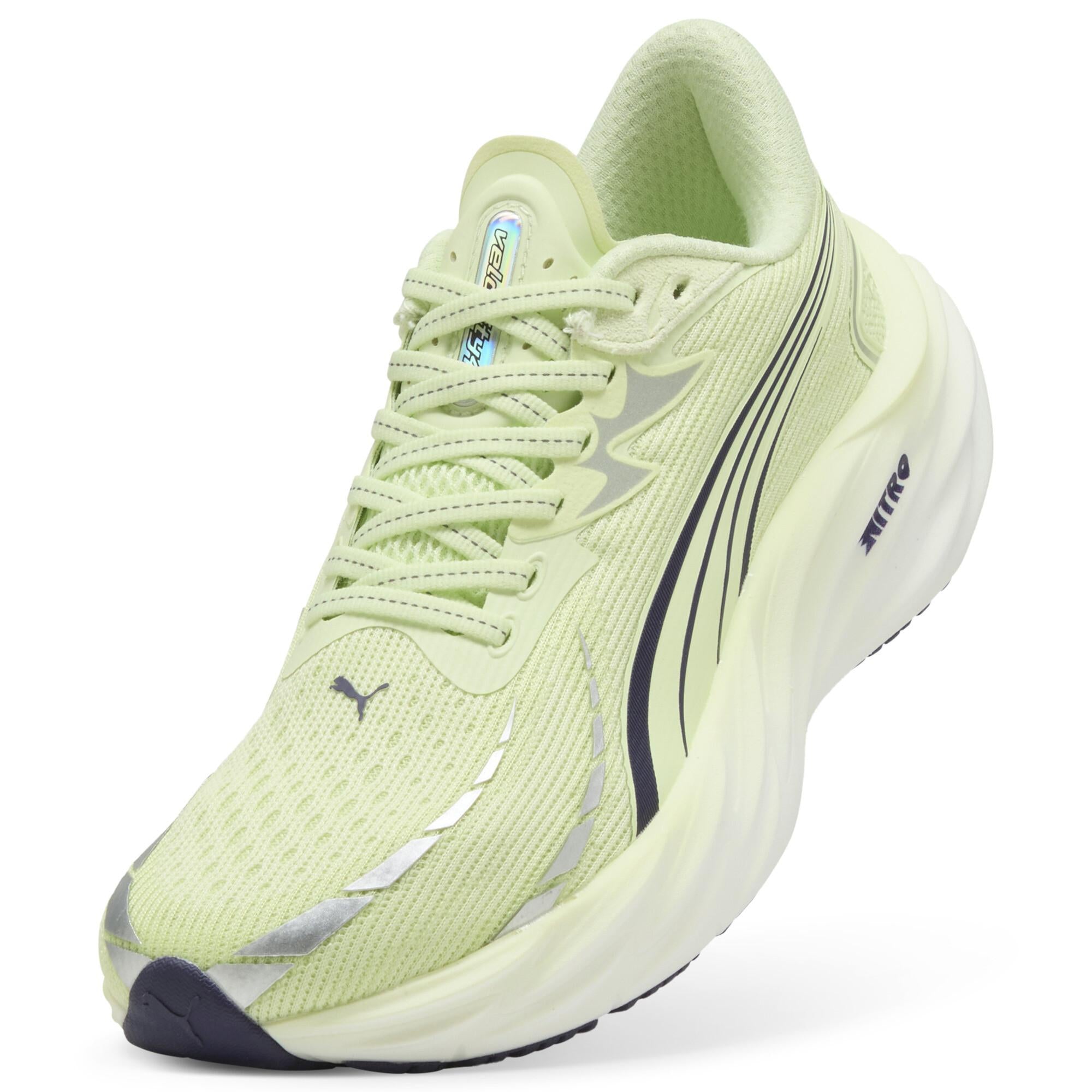 PUMA VELOCITY NITRO 4（Women's）PUMA WHITE-APPLE SPRITZ