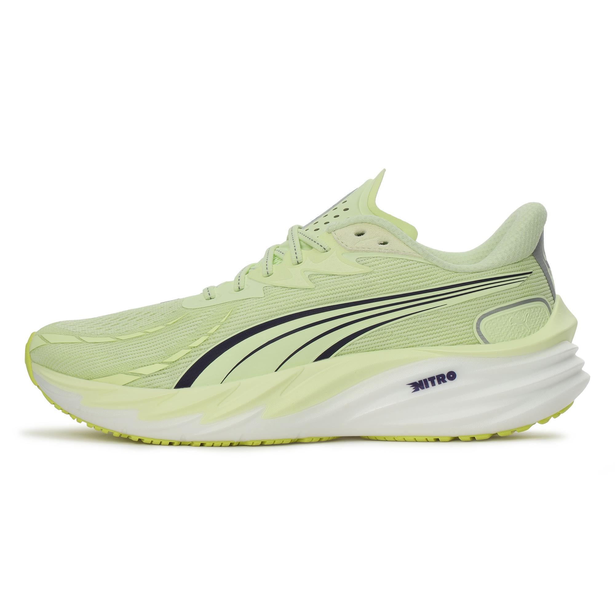 PUMA VELOCITY NITRO 4（Men's）PUMA WHITE-LUX LIME-PUMA BLACK