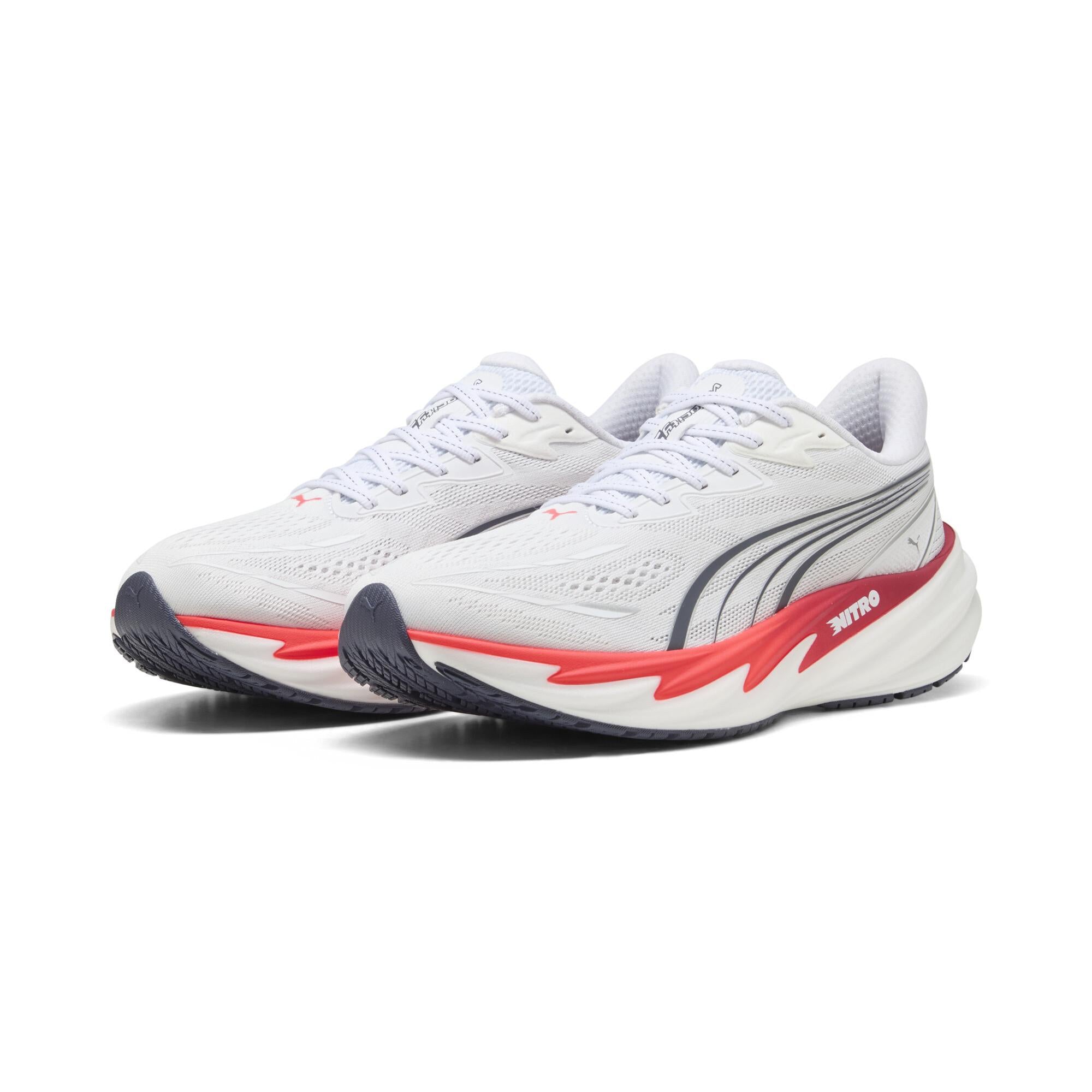 PUMA VELOCITY NITRO 5（Men's）PUMA White-Ultra Red