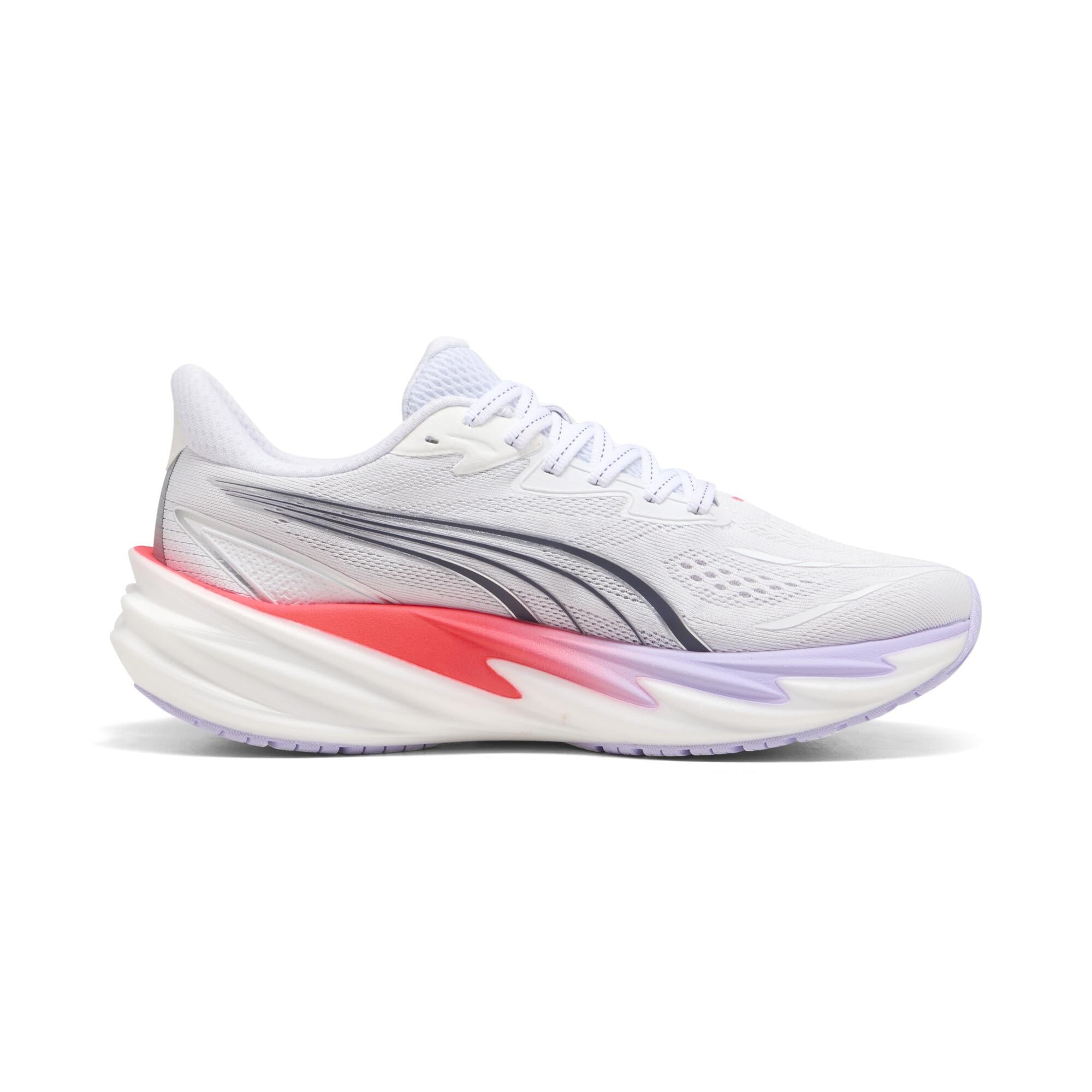PUMA VELOCITY NITRO 5（Women's）PUMA White-Ultra Red-Light Lavender
