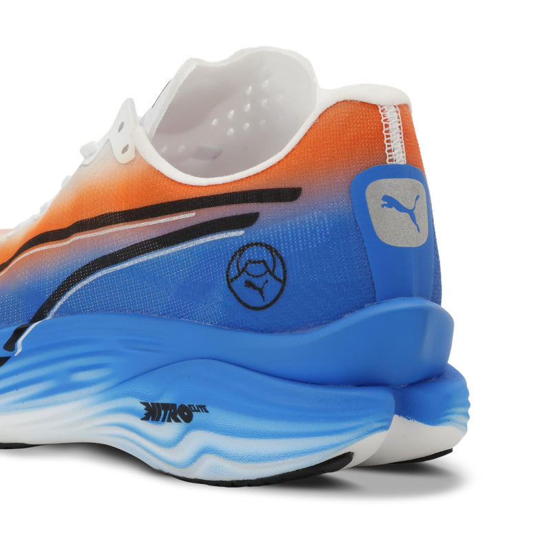 PUMA DEVIATE NITRO ELITE 3 EKIDEN（Men's）PUMA White-Heat Fire-PUMA Black