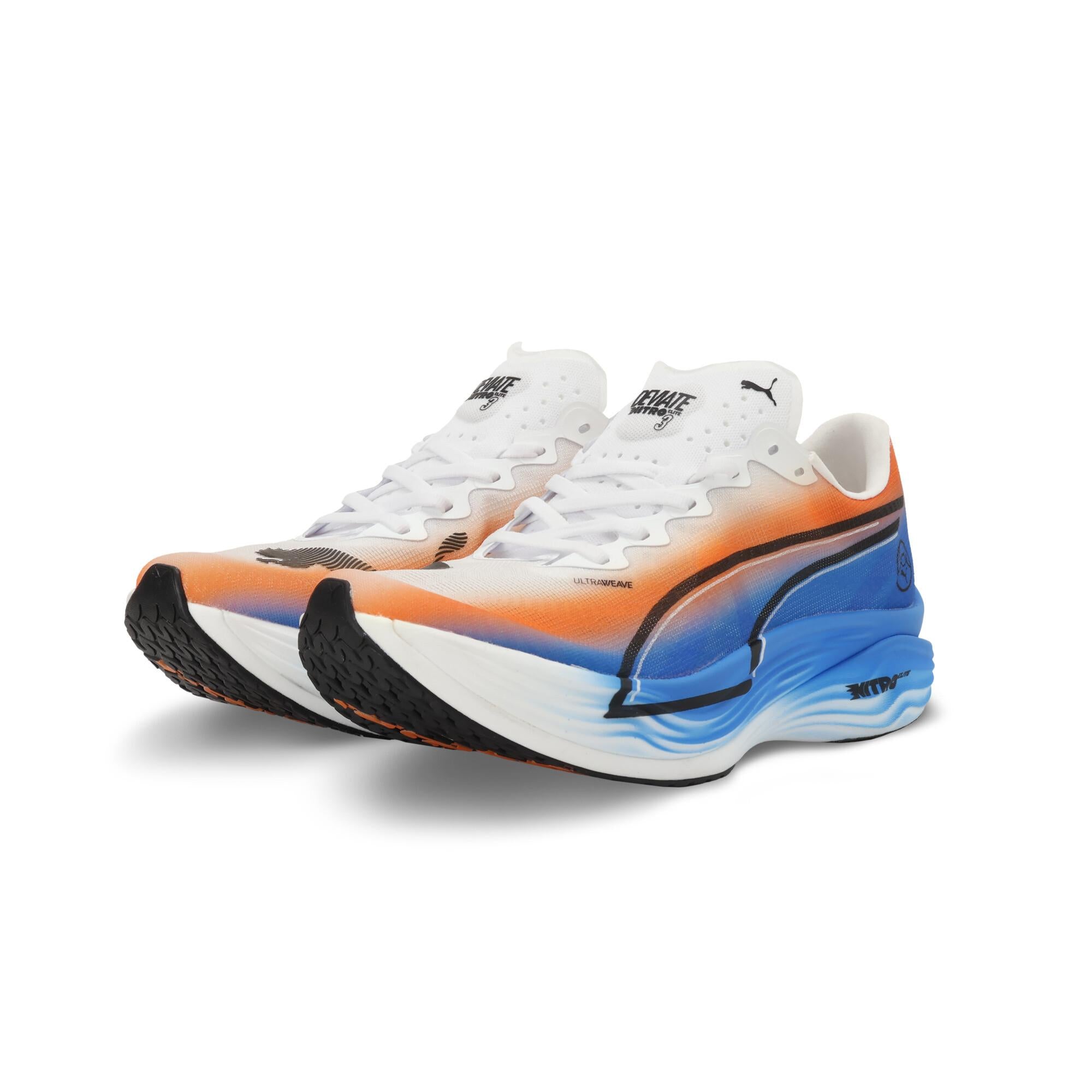 PUMA DEVIATE NITRO ELITE 3 EKIDEN（Men's）PUMA White-Heat Fire