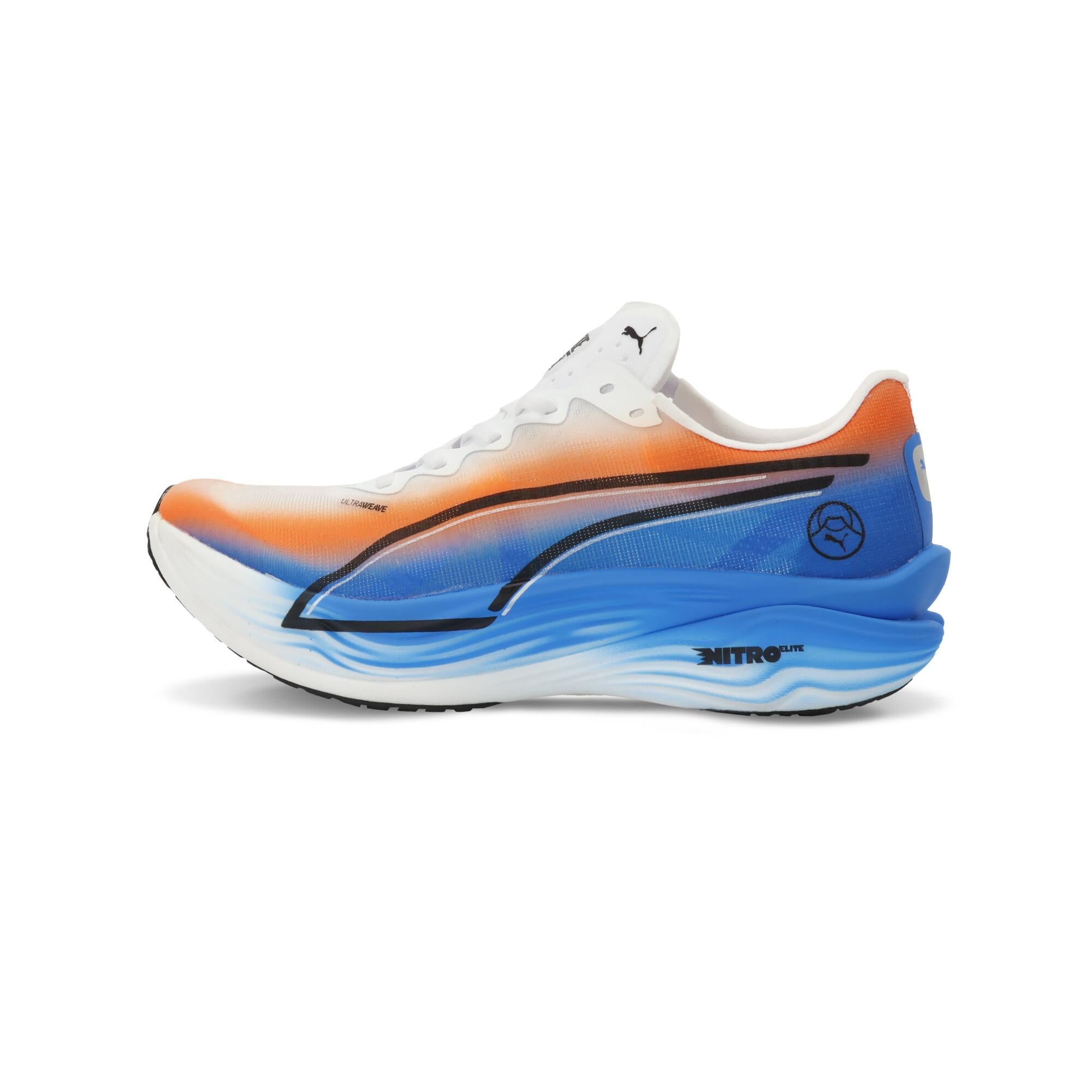 PUMA DEVIATE NITRO ELITE 3 EKIDEN（Men's）PUMA White-Heat Fire-PUMA Black
