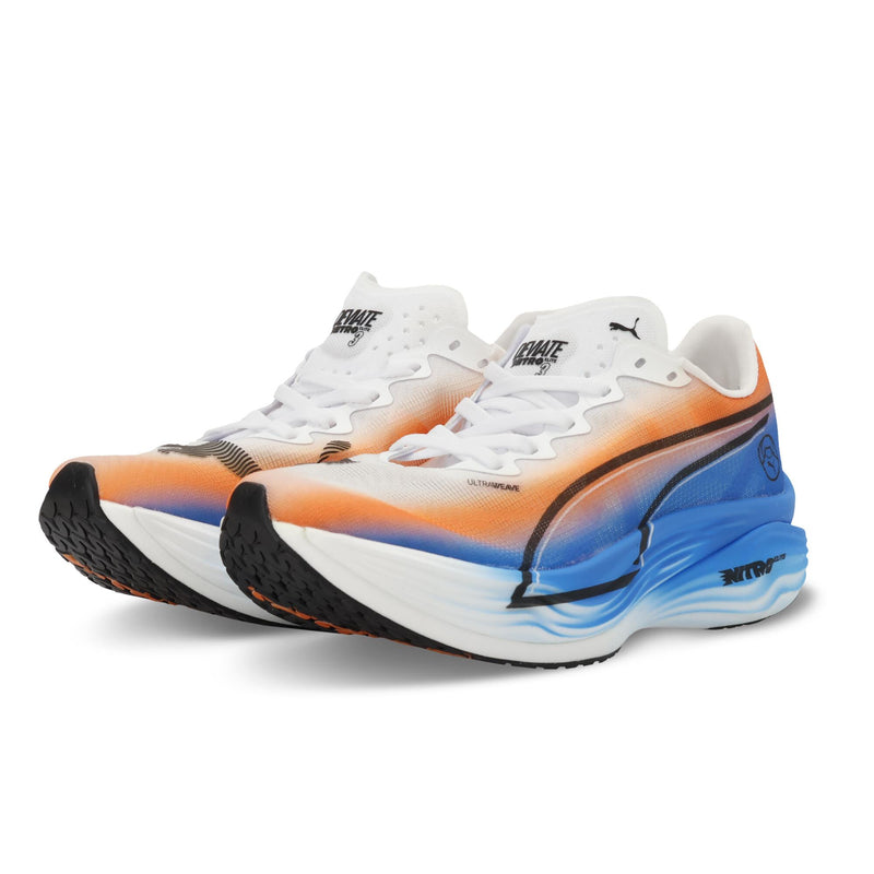 PUMA DEVIATE NITRO ELITE 3 EKIDEN（Women's）PUMA White-Heat Fire-PUMA Black
