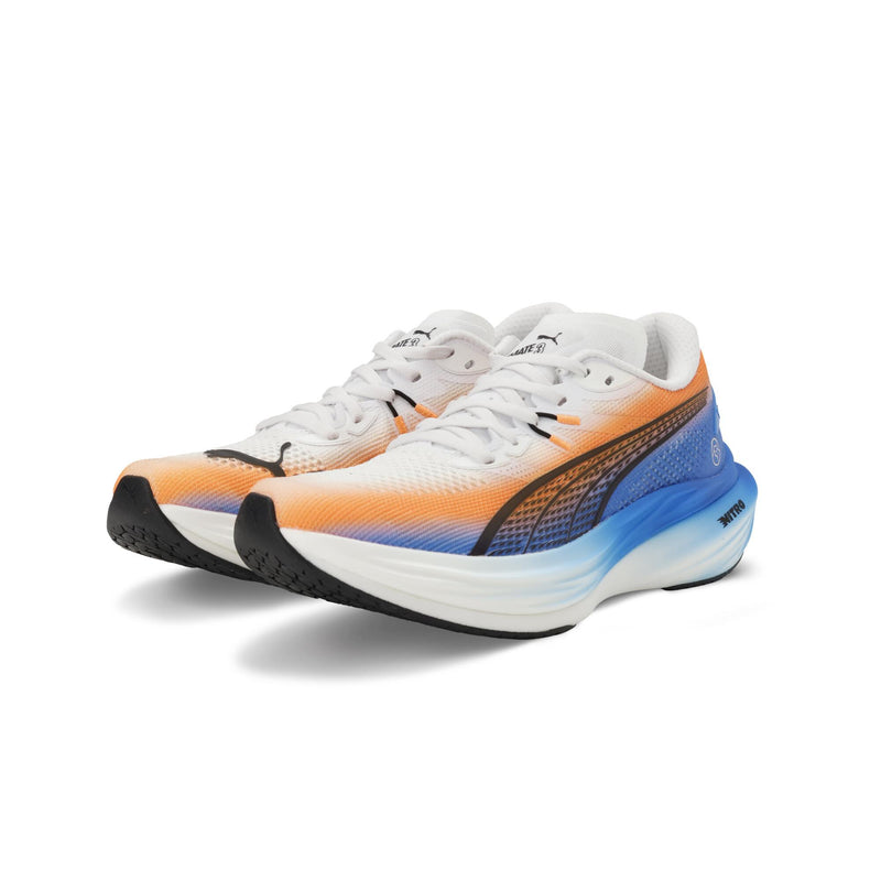 PUMA DEVIATE NITRO 3 EKIDEN（Men's）PUMA White-Heat Fire-PUMA Black