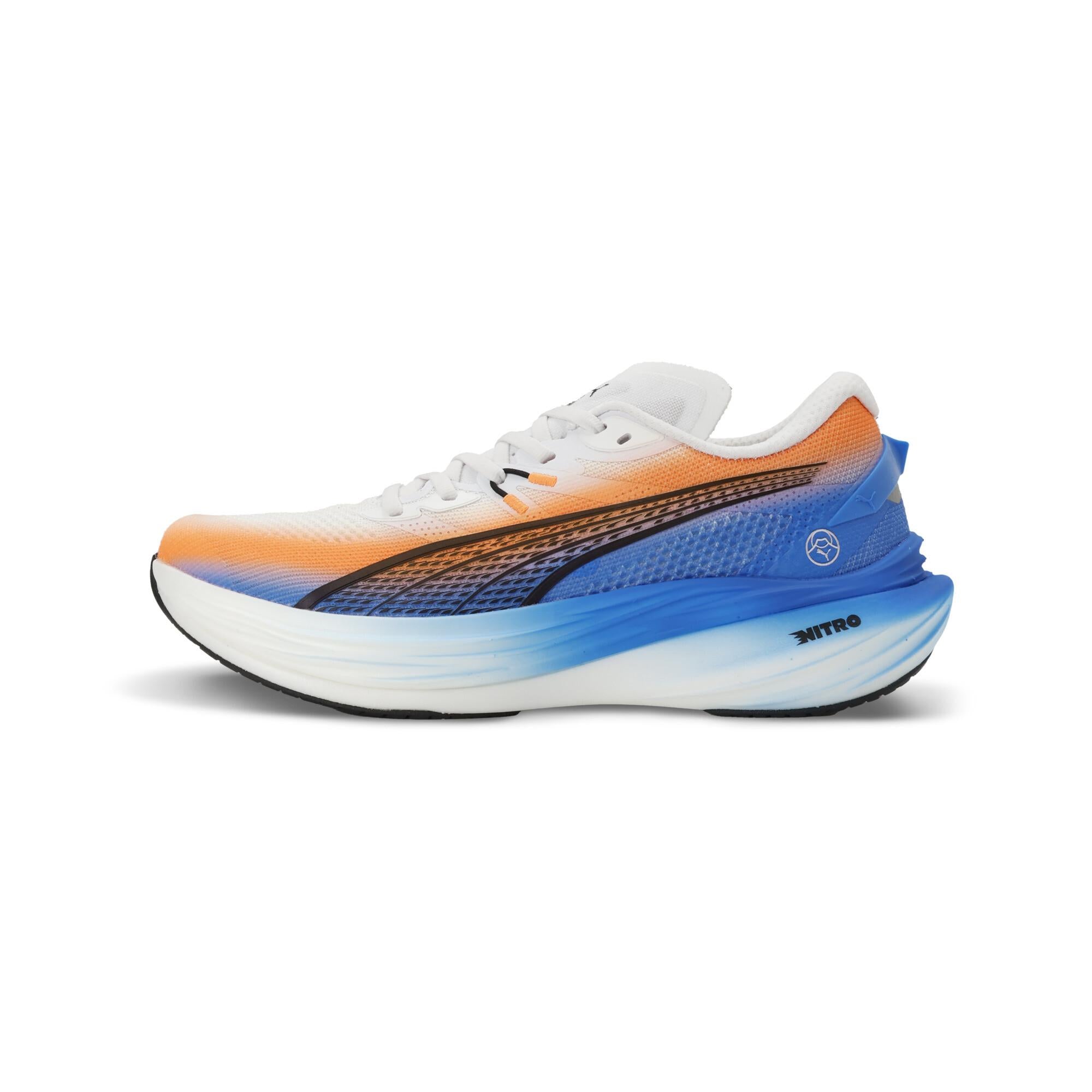 PUMA DEVIATE NITRO 3 EKIDEN（Men's）PUMA White-Heat Fire-PUMA Black