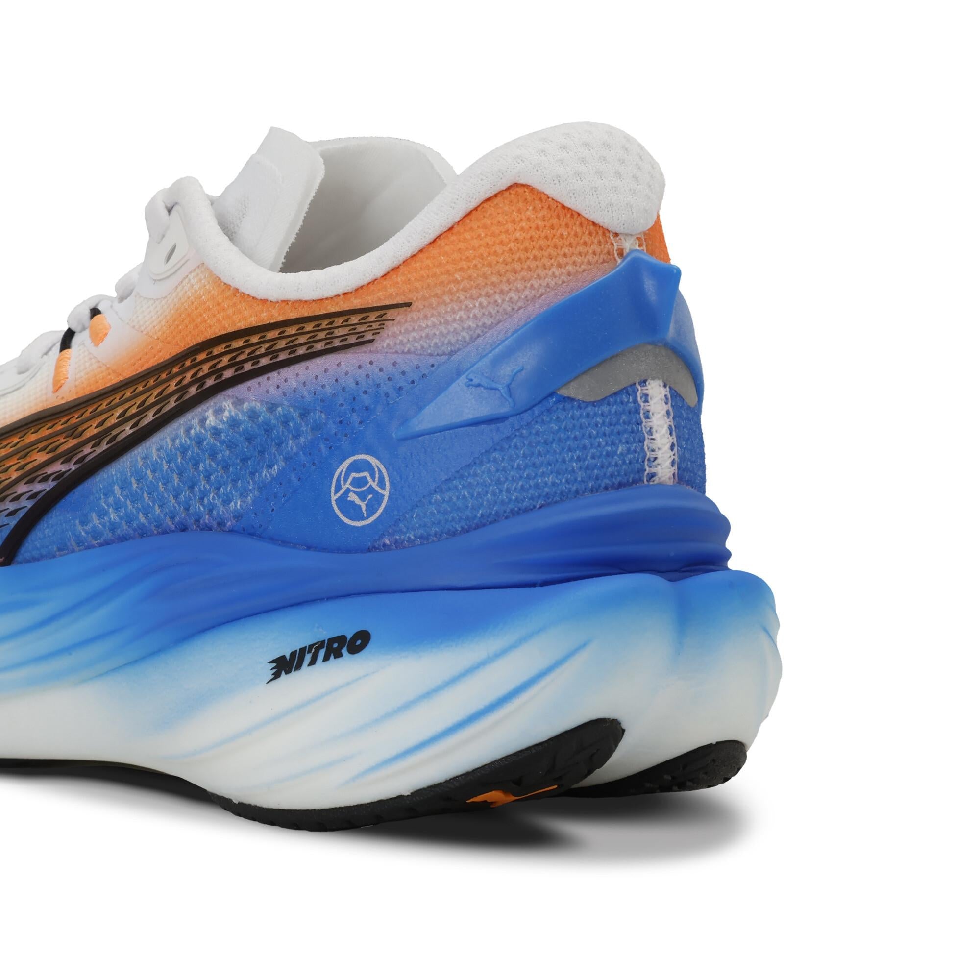 PUMA DEVIATE NITRO 3 EKIDEN（Women's）PUMA White-Heat Fire-PUMA Black