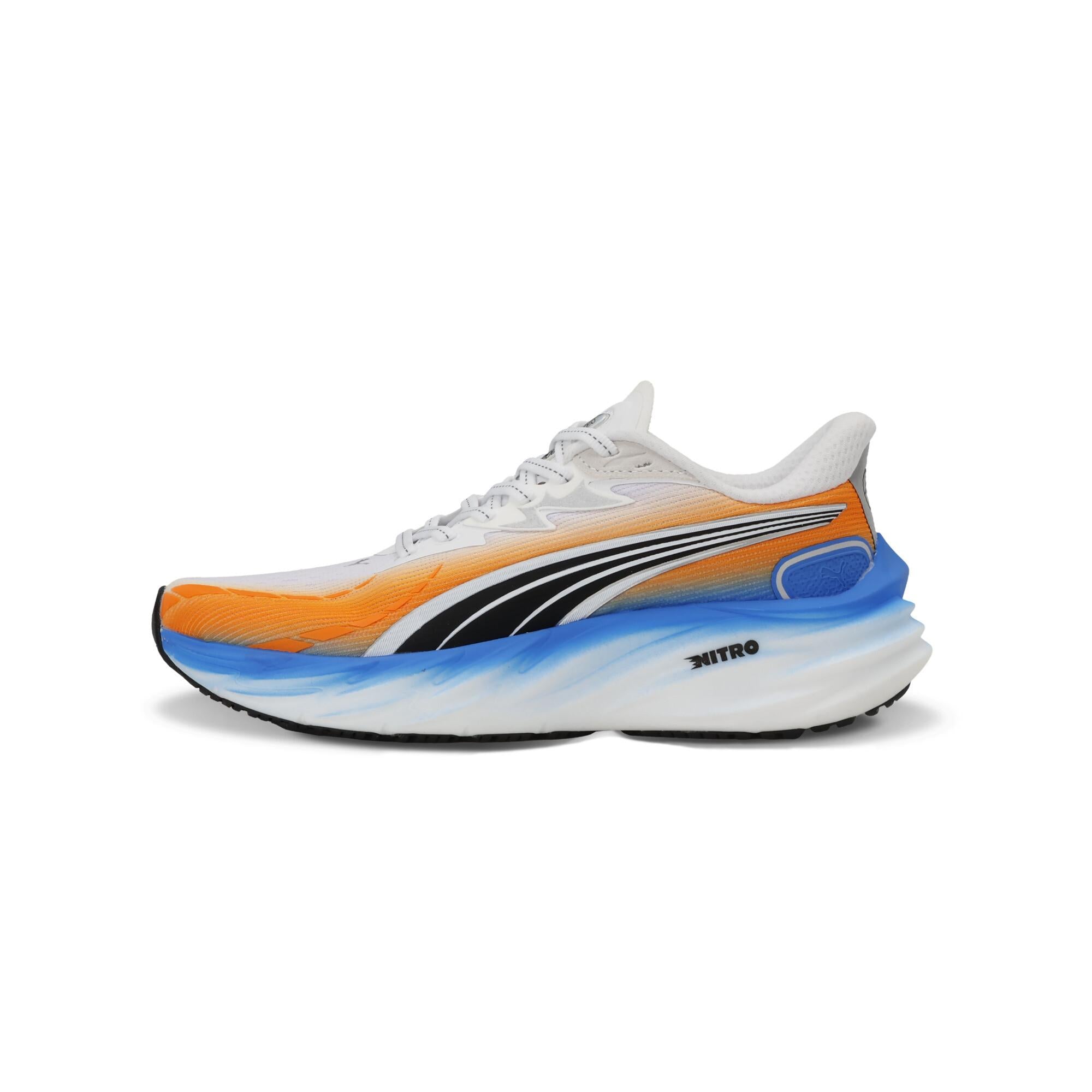 PUMA VELOCITY NITRO 4 EKIDEN（Women’s）PUMA White-Heat Fire-Ultra Blue