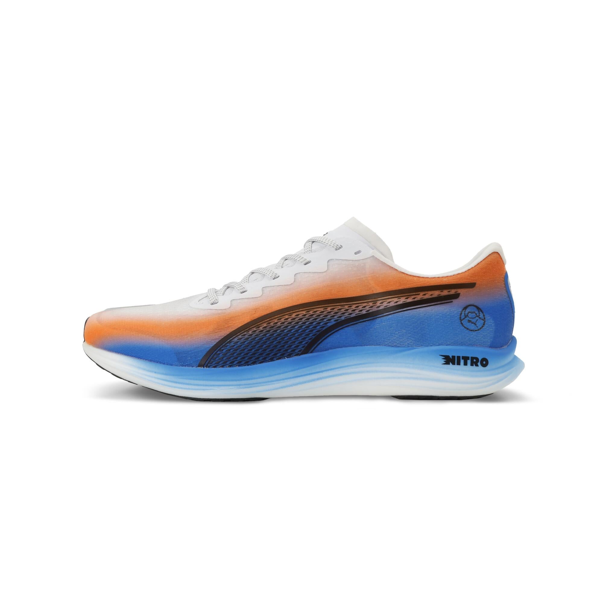 PUMA PROPIO NITRO EKIDEN（Men's）PUMA White-PUMA Black-Ultra Blue