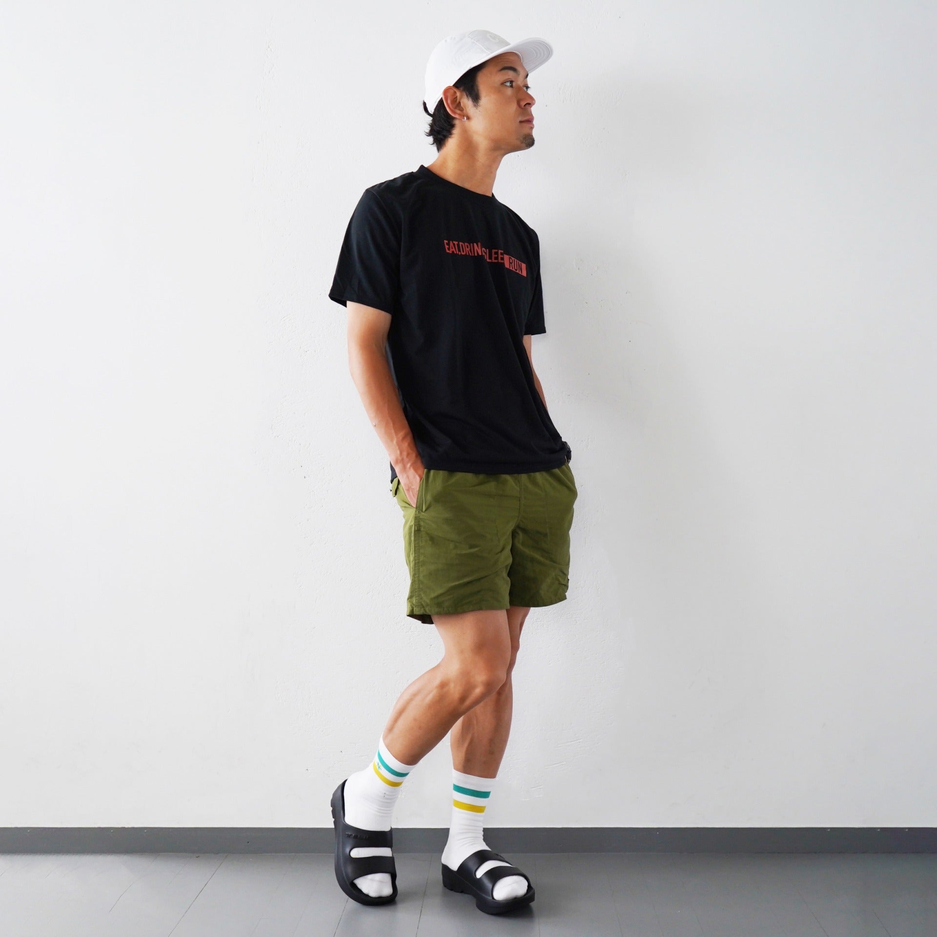 TELICリカバリーサンダル W-STRAP (Black)