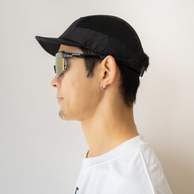 ALTALIST HAYATE R2 (Glossy Black Temple / Gold Mirror VIV20 Lens)