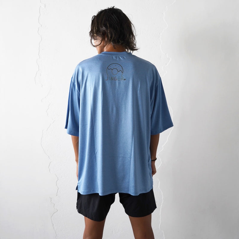 Style | I LOVE DONUTS RUNNING TEE by JINGER (Blue)