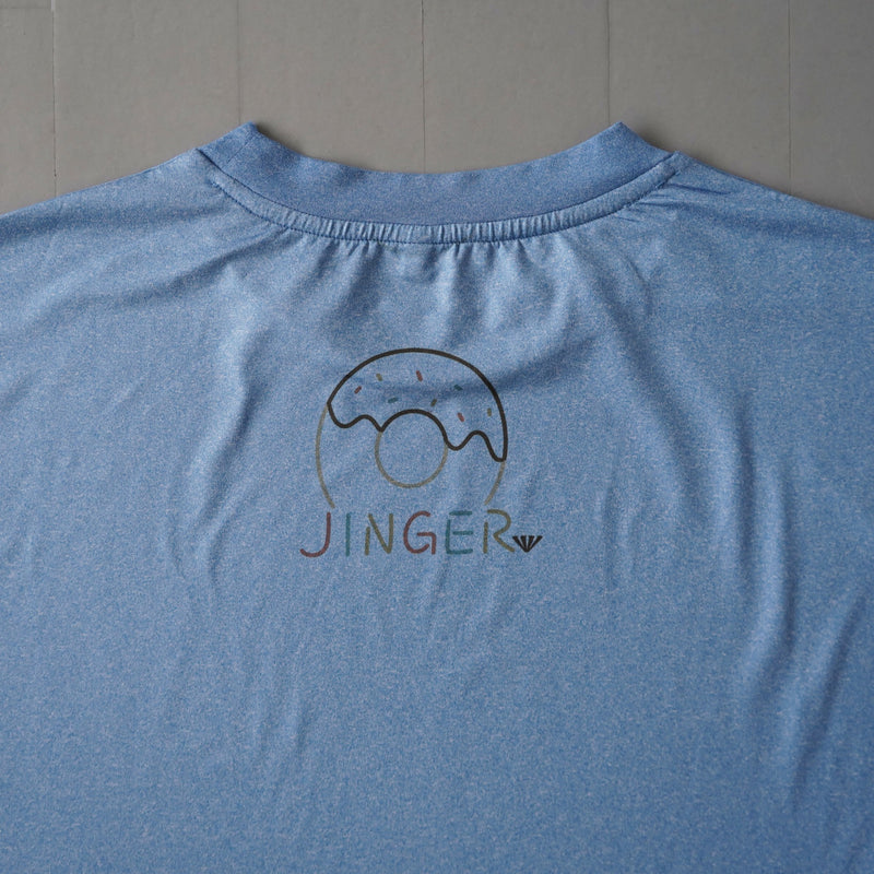 Style | I LOVE DONUTS RUNNING TEE by JINGER (Blue)