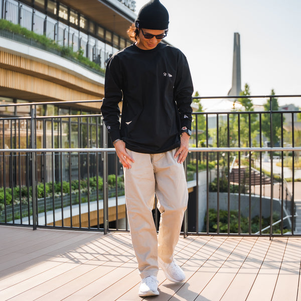 NEW ERA × Runtrip Utility Long-Sleeve Tee (Black)