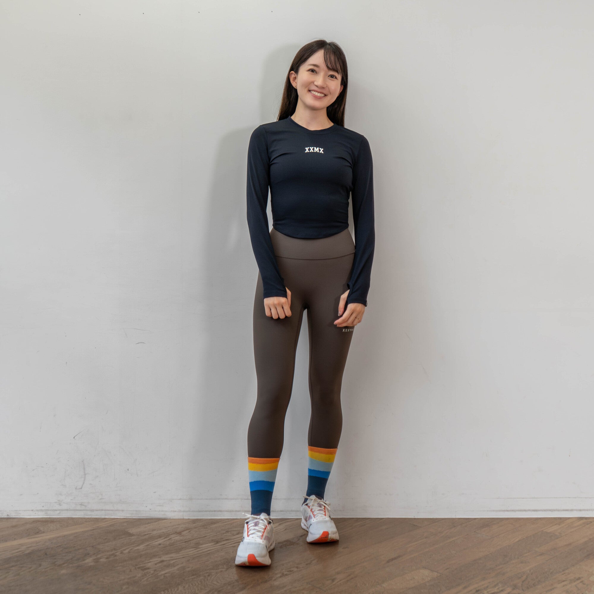 XEXYMIX コットンライク指穴付き Long-Sleeve Tee