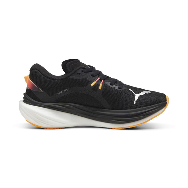 PUMA DEVIATE NITRO 3 WIDE（Women's）PUMA BLACK-SUNSET GLOW-SUN STREAM