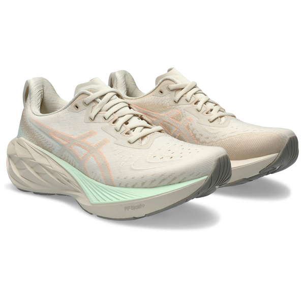 ASICS NOVABLAST 4 WIDE (Women's) OATMEAL/MOONROCK