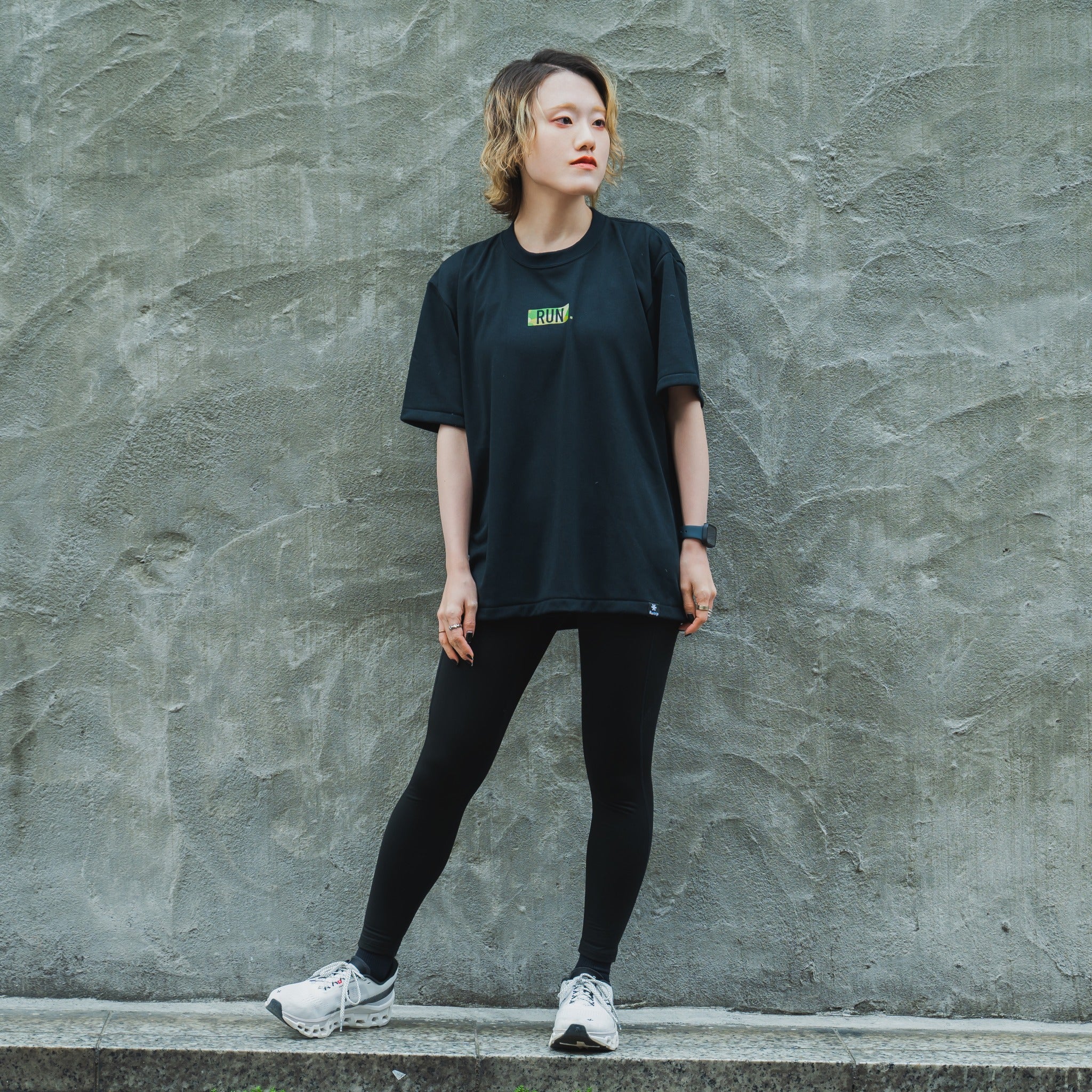 EAT DRINK SLEEP RUN / “STREET” RUN. HEAVY WEIGHT Tee Limited "Camouflage" Edition (Black)