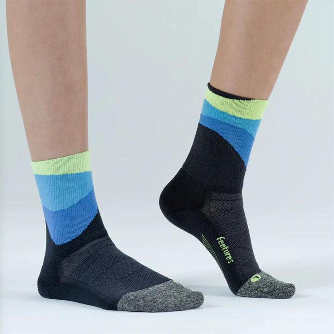 Feetures｜ELITE LIGHT CUSHION MINI CREW (Rhythmic Black)