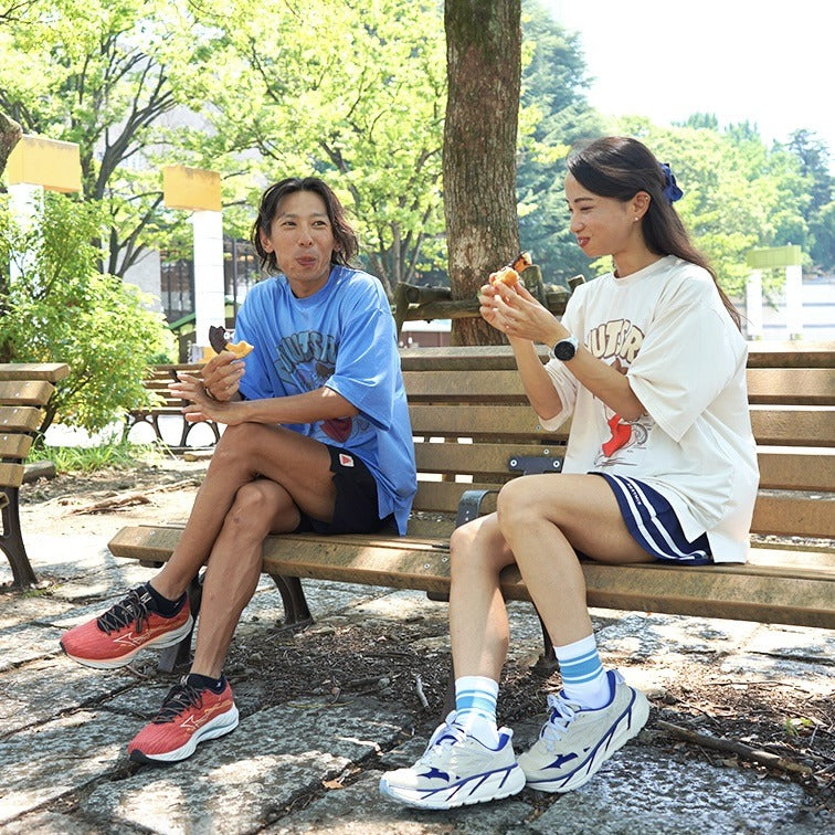 Style | I LOVE DONUTS RUNNING TEE by JINGER (Ivory)