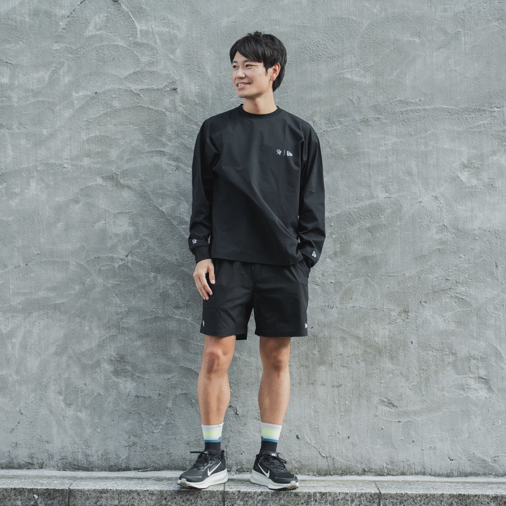 NEW ERA × Runtrip Utility Long-Sleeve Tee (Black)