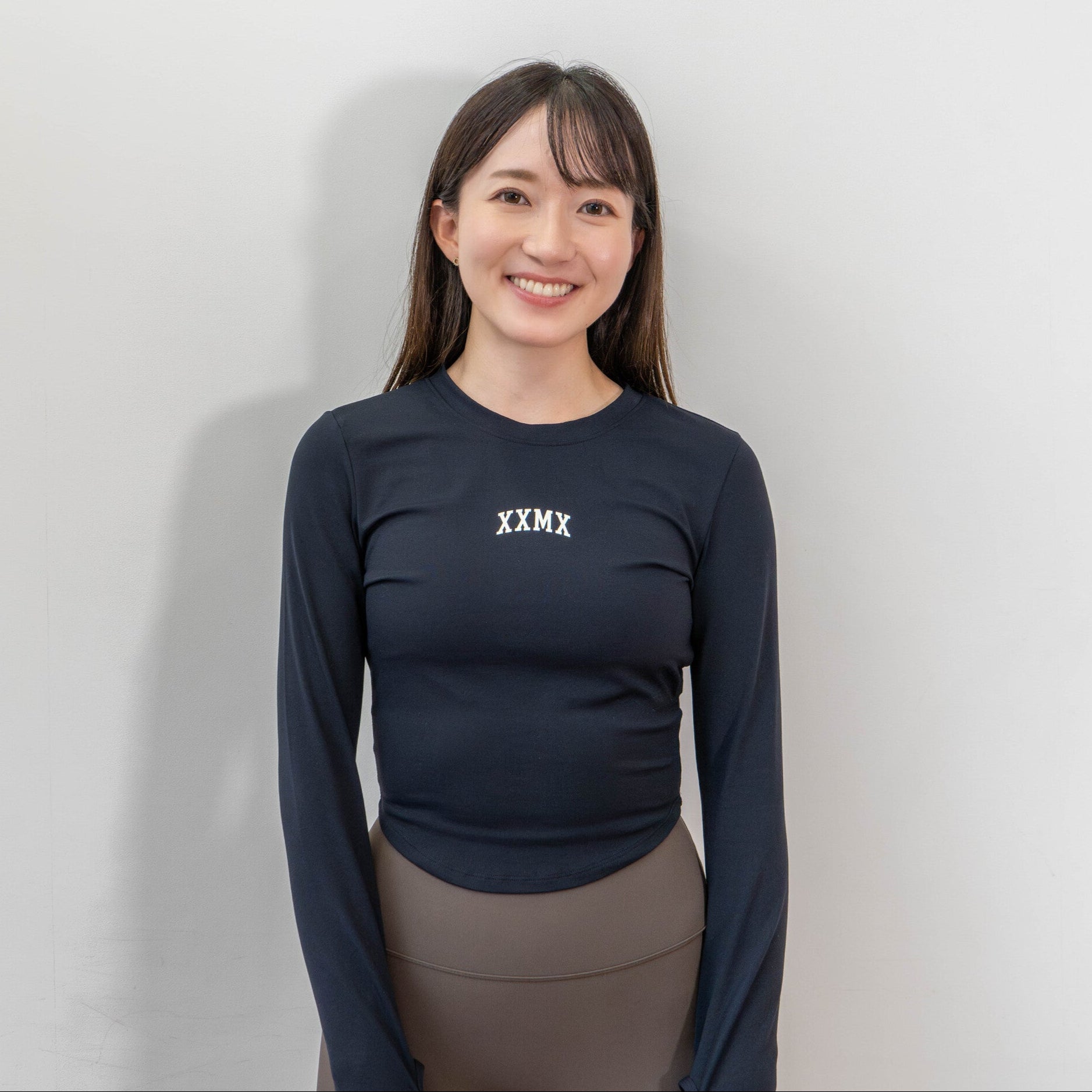 XEXYMIX コットンライク指穴付き Long-Sleeve Tee