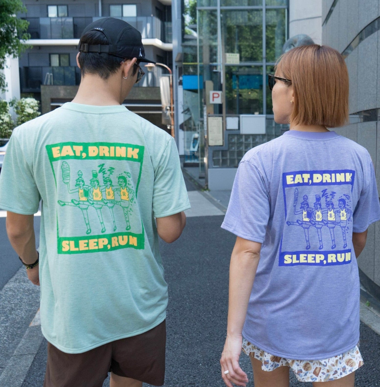 EAT DRINK SLEEP RUN CHOAS Tee