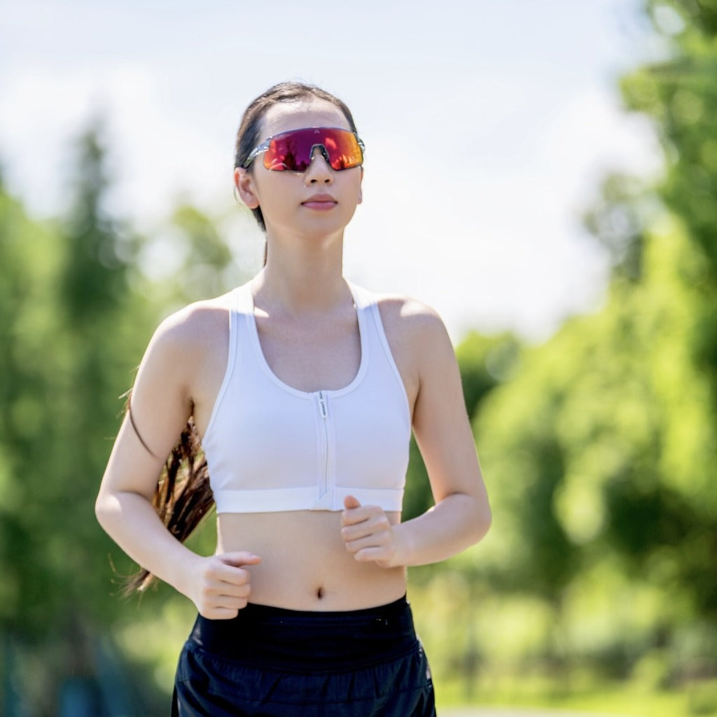 ALTALIST HAYATE R2 (Crystal Smoke Temple/Dark Red Mirror VIV20 Lens)