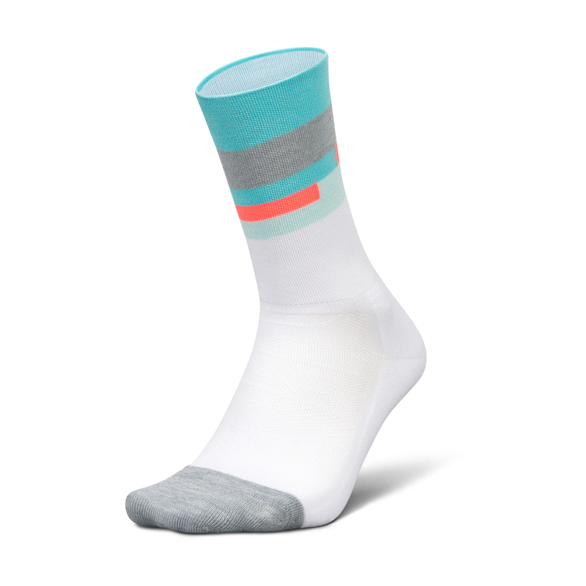 Feetures｜ELITE LIGHT CUSHION MINI CREW (Aquatic White)