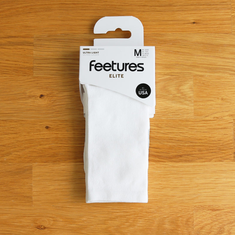 Feetures｜ELITE ULTRA LIGHT MINI CREW (White_UL)