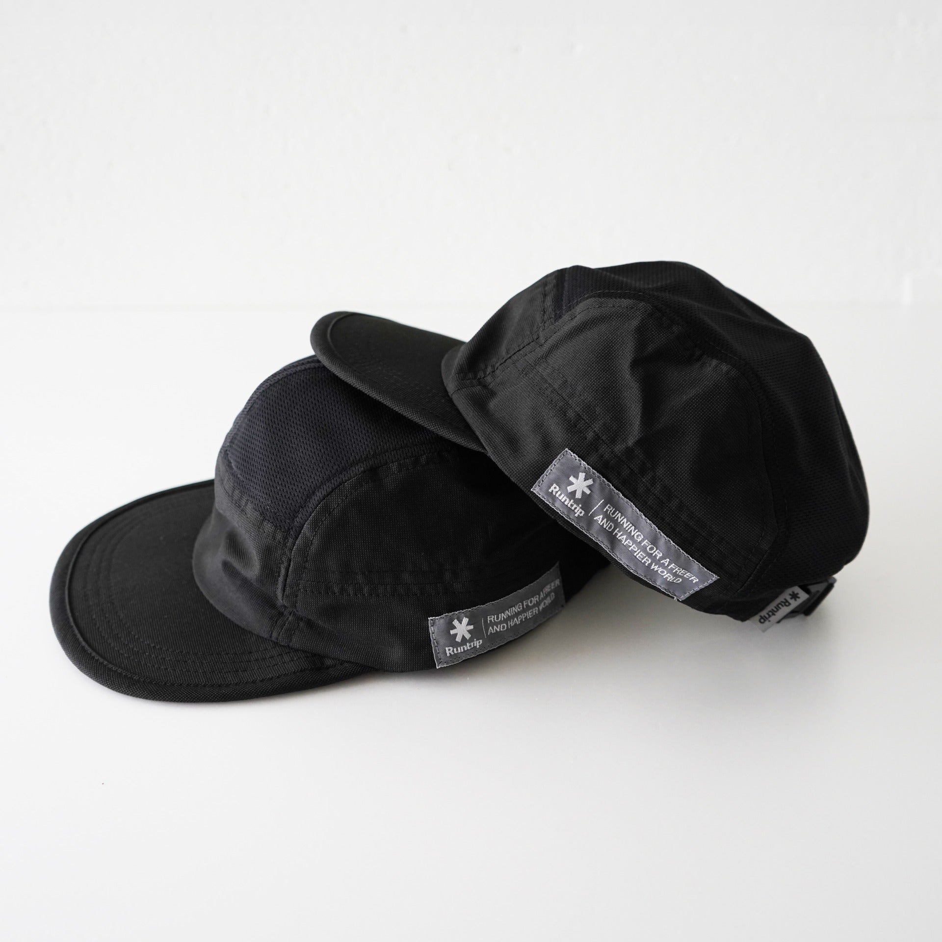 Runtrip Original 5Panel Cap 2nd Model (All Black)