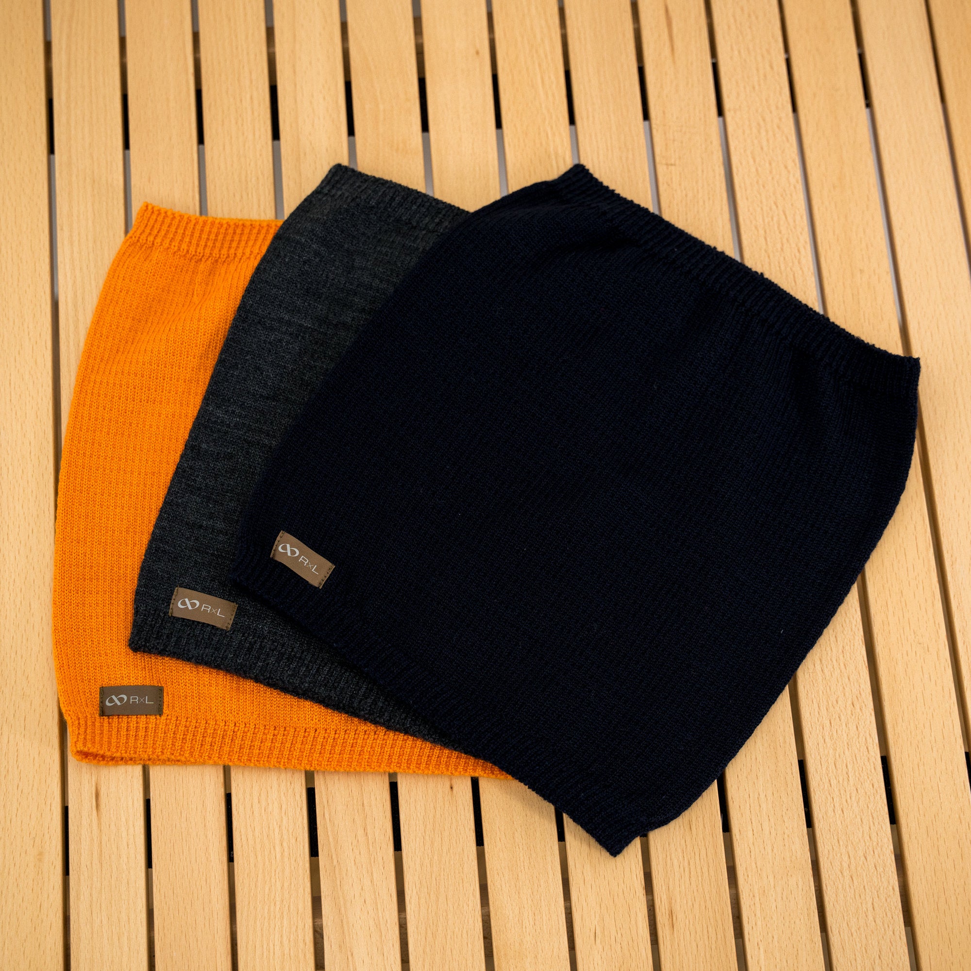 R×L｜メリノウールネックウォーマー / Runtripコラボ限定カラー (Orange)