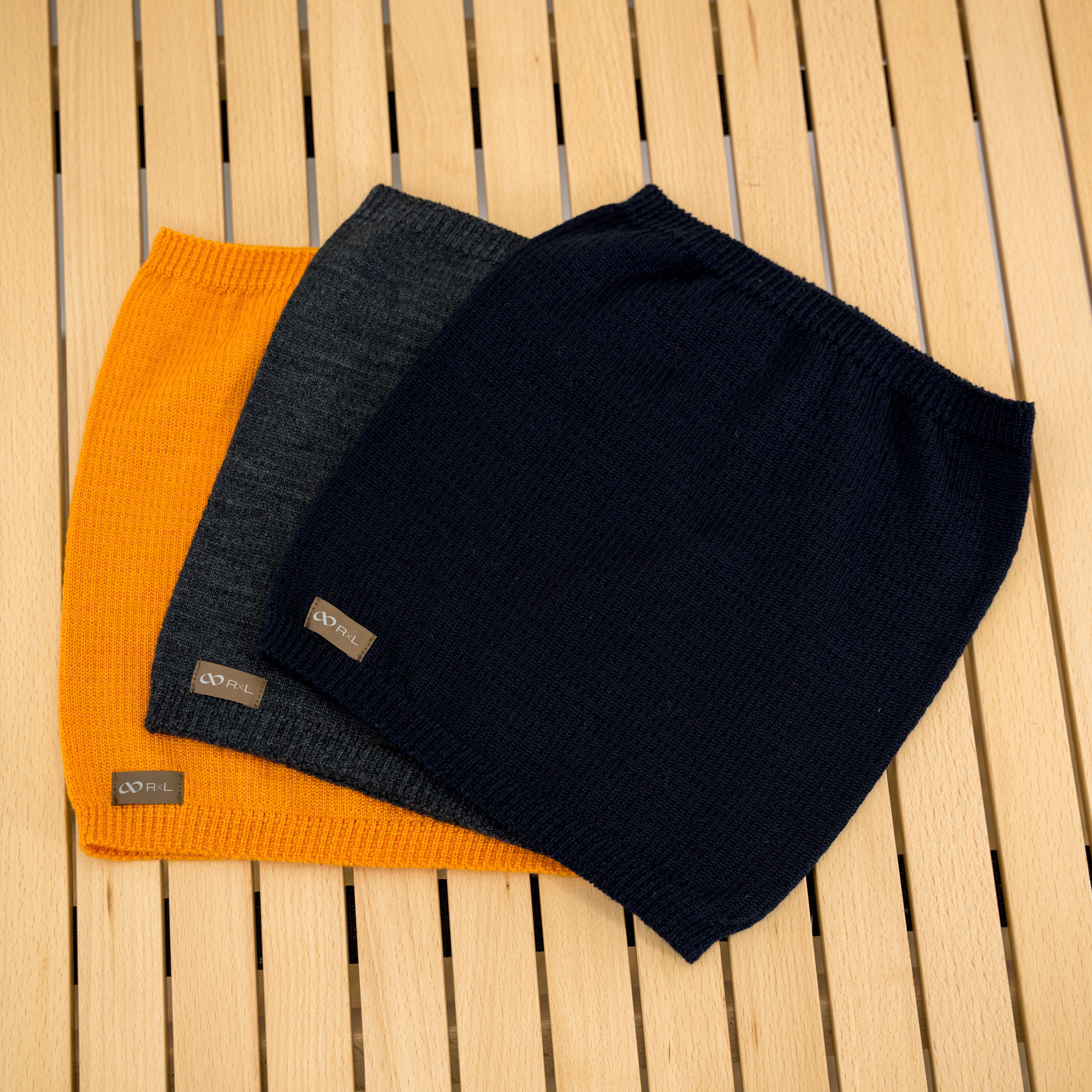 R×L｜メリノウールネックウォーマー / Runtripコラボ限定カラー (Navy)