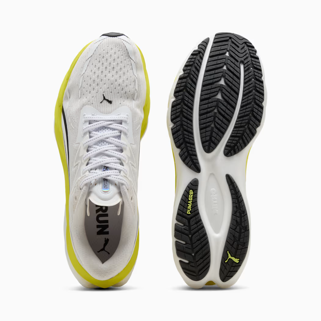 PUMA VELOCITY NITRO 4（Men's）PUMA WHITE-LUX LIME-PUMA BLACK