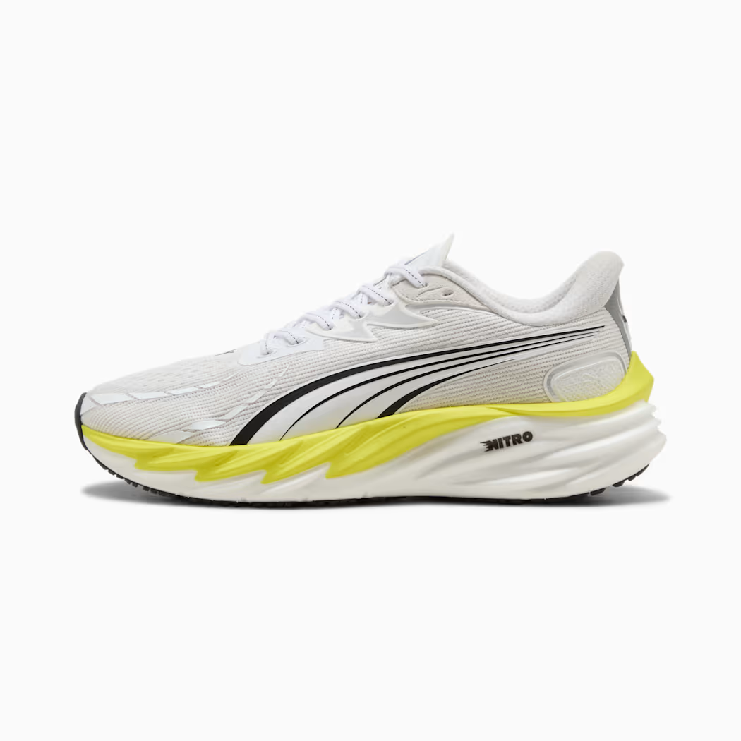 PUMA VELOCITY NITRO 4（Men's）PUMA WHITE-LUX LIME-PUMA BLACK
